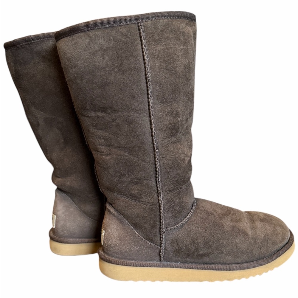 UGG Australia Classic Tall Shearling Boots Brown Women’s Size 7 - Picture 7 of 14
